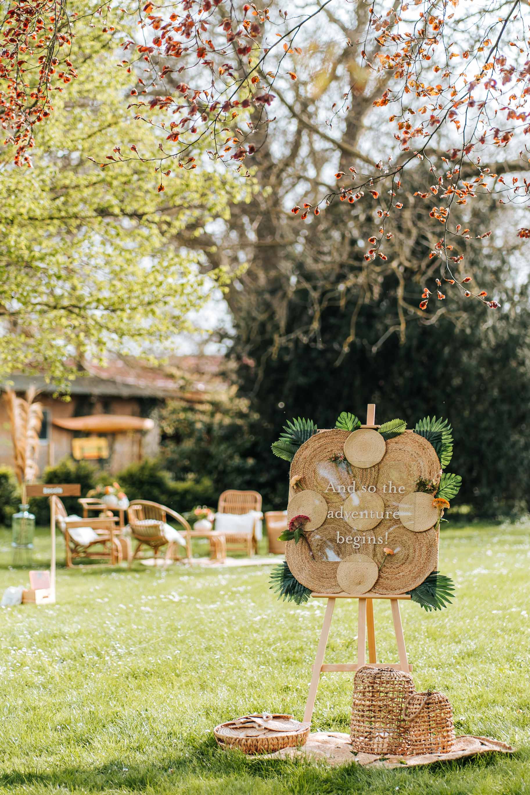 Willkommensschild Bali